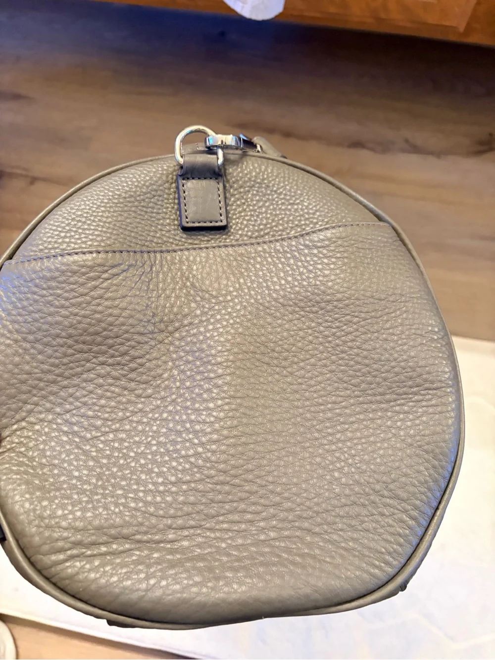 New w tag - uri  minkoff Leather duffle bag leather grey